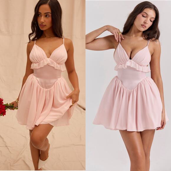 House of CB Dresses & Skirts - House of CB Amaris Mini Dress Ballerina Pink